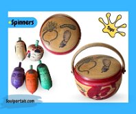 Kokeshi Toys: Tops Abe Masayoshi