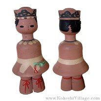 Haniwa - Clay These Ainu Ningyo are created in Haniwa Style - Made of Clay