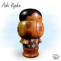 Aoki Ryoka (吉木容華) Kokeshi Spirit of Northern Japan (6.5 in). Female Kokeshi artist born in 1931 she began making Kokeshi around 1958 and is a multi-prize award winner. Her real...