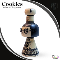Cookies: Mitsuharu Fujita (藤田 光治) Sweet Girl with Glasses and baby on head