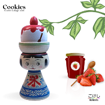 Cookies: Mitsuharu Fujita (藤田 光治) Ice Cream with Strawberries