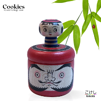 Cookies: Mitsuharu Fujita (藤田 光治) Daruma-San Container