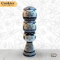 Cookies: Mitsuharu Fujita (藤田 光治) Daruma-san Totem