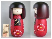 Fujikawa Shōei Red Camellia Artisan exhibition catalogs will list the artisan as Fujikawa Masae. However artisan uses pen name and prefers Shōei