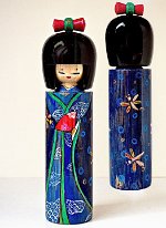 Katagami Kokeshi by Reka Toth-Vasarhelyi Doll is now part of the Aniko Collection it is titled Hikaru / light