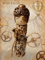 Steam Punk Kokeshi Soulportal Collection