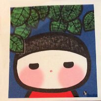 Yamanaka Sanpei (山中 三平) These small pictures were given as gifts when you purchased a Kokeshi from Sanpei