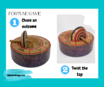 Kokeshi Games: Fortune Game (roulette wheel) Video