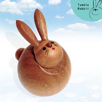 Okiagari Koboshi Bunny Usagi Made in Japan: Okiagari-koboshi (symbol of perseverance and resilience) zodiac animals they can also be used for pretend play with Momotaro folktale